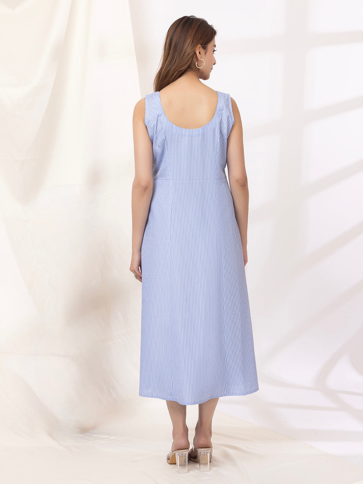 Sky Breeze Flared Dress