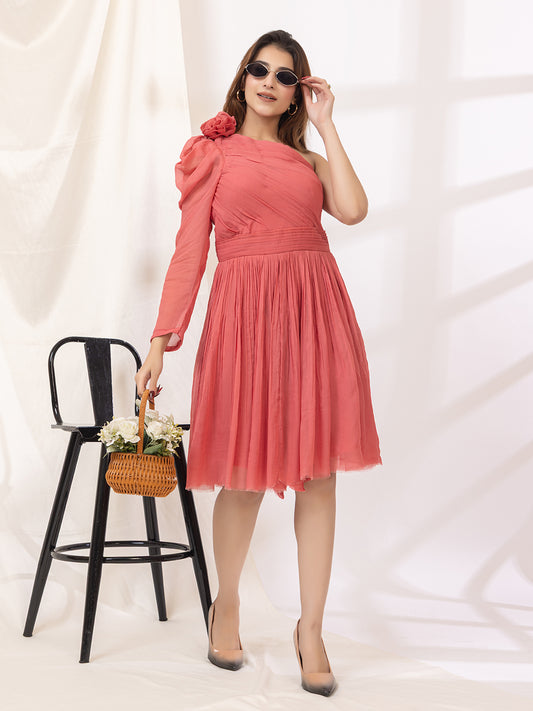 Rose Charm Mini Dress