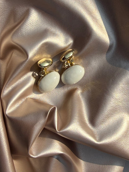 Vanilla Pearl Earrings