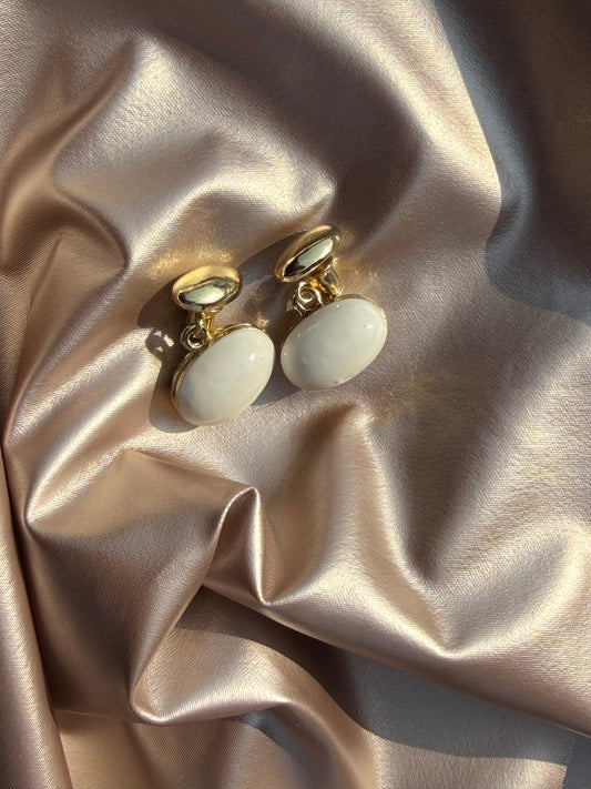Vanilla Pearl Earrings