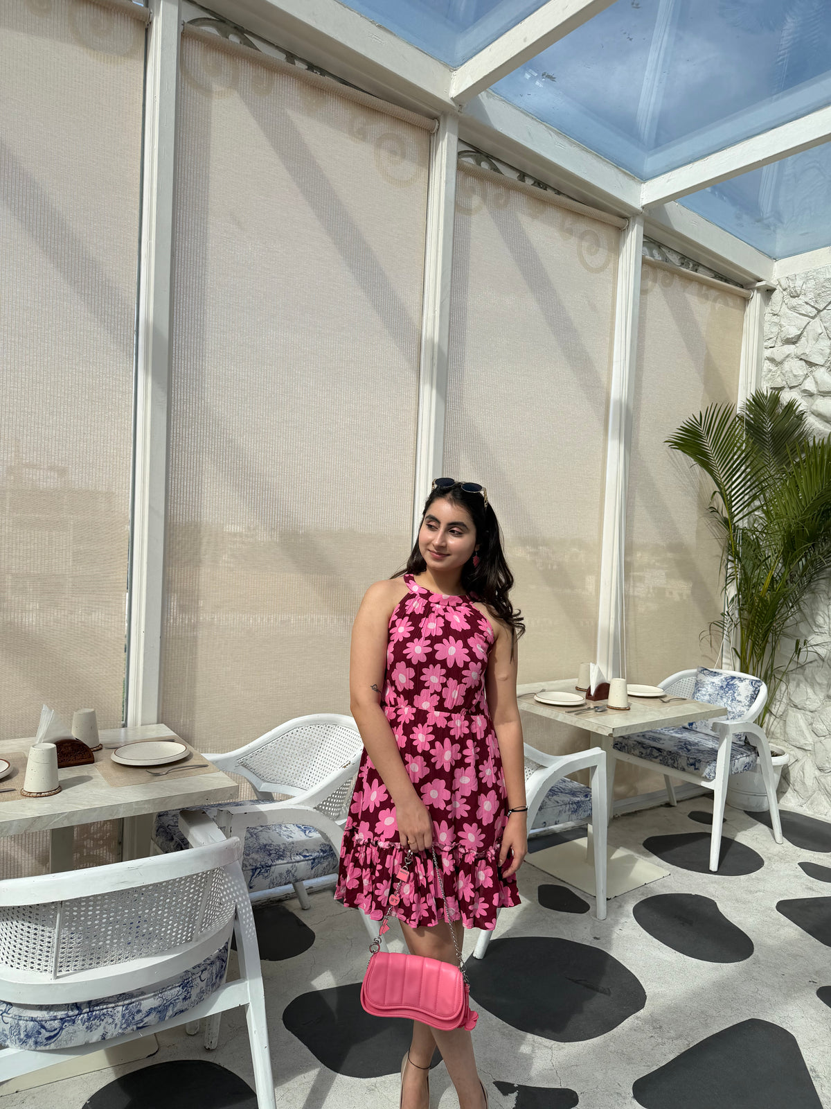 Floral Print Fit & Flare Dress