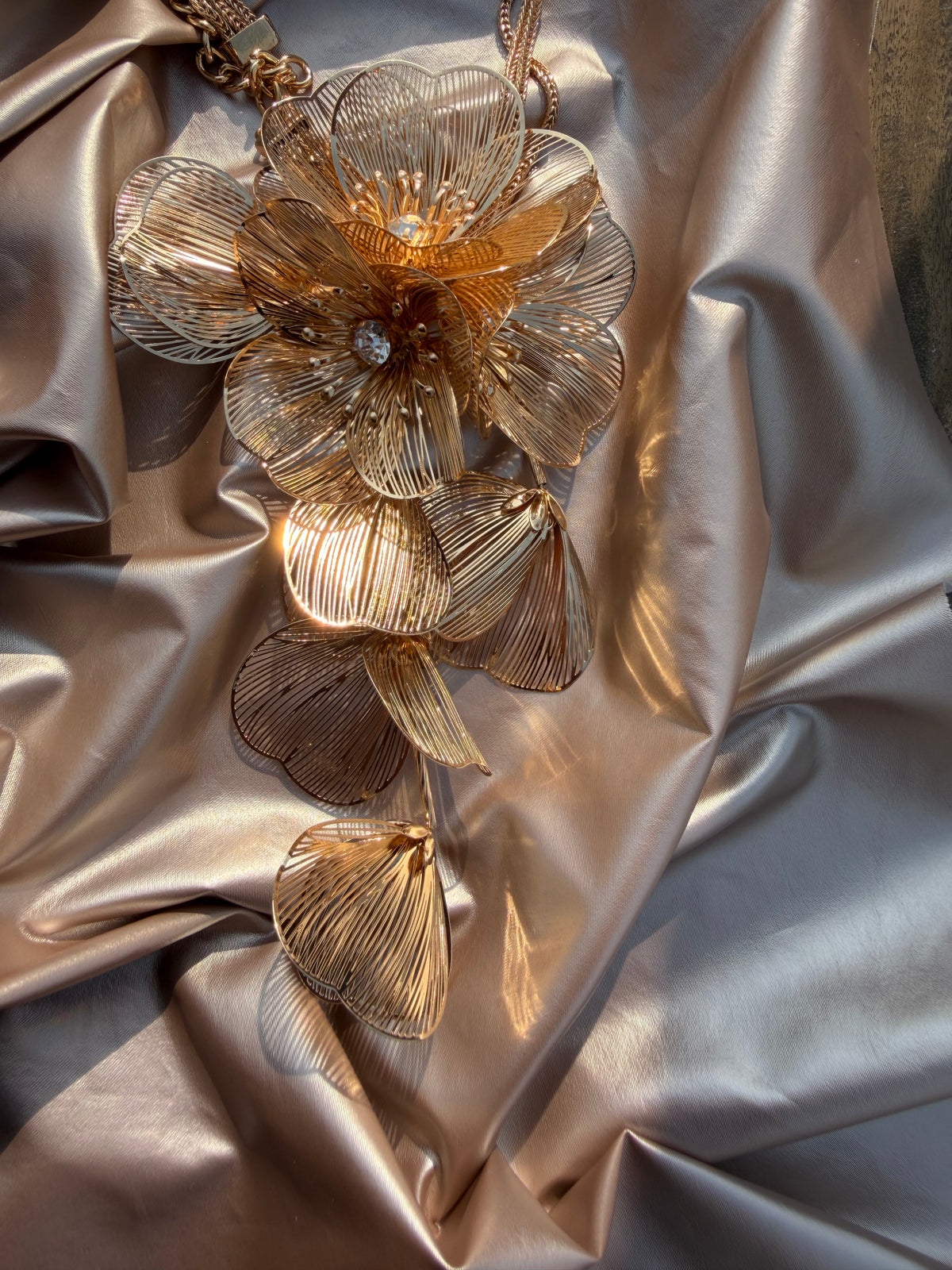 Golden Blossom Necklace