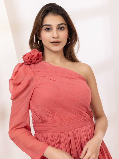 Rose Charm Mini Dress