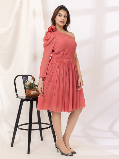 Rose Charm Mini Dress