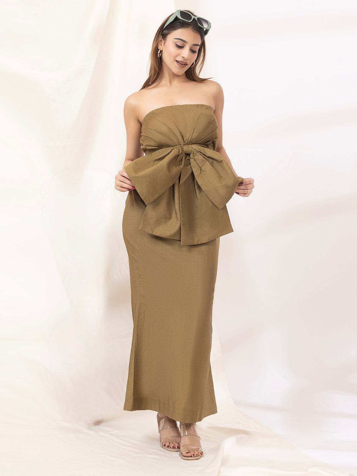 Strapless Bow Dress