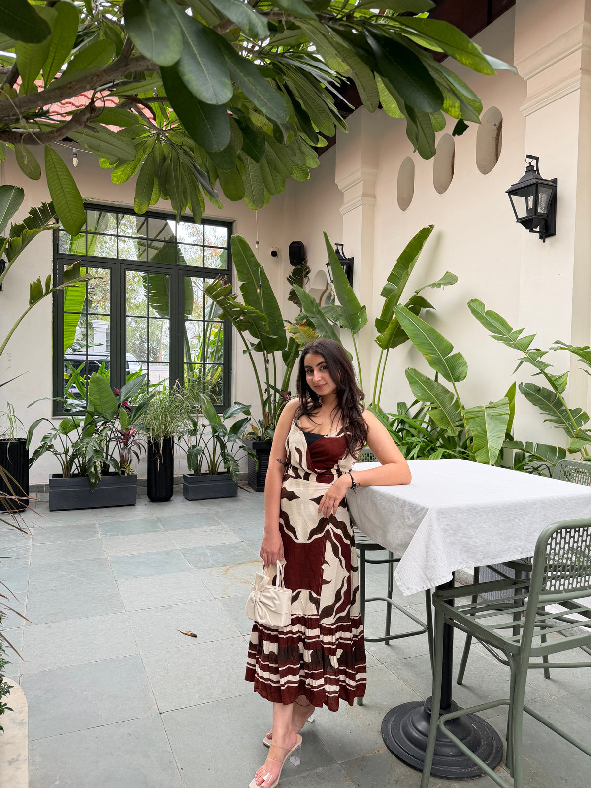 CHOCOLATE MARBLE DRESS