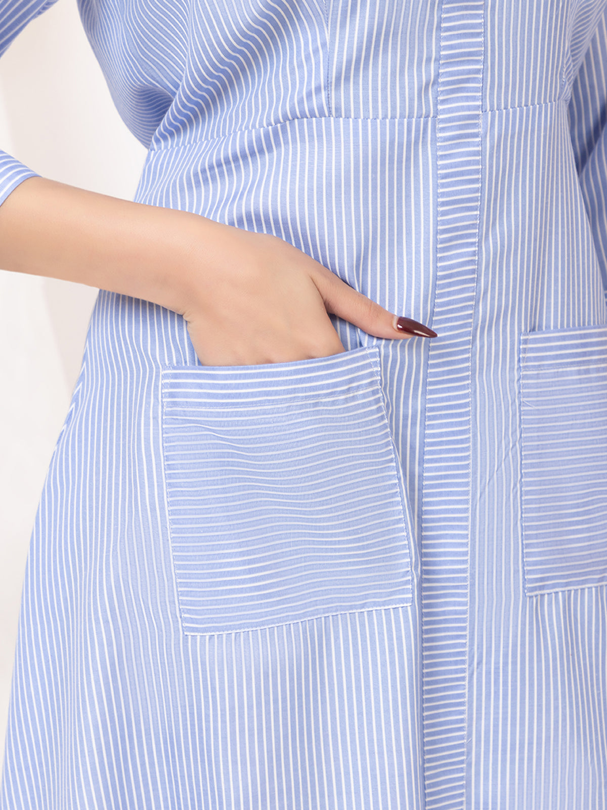 Sky Breeze Midi Dress