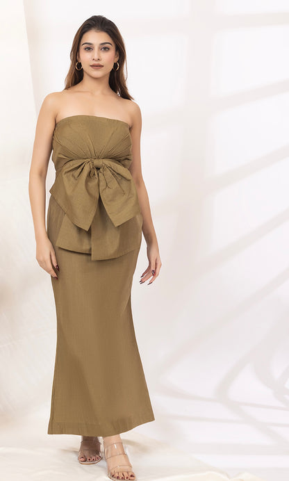 Strapless Bow Dress
