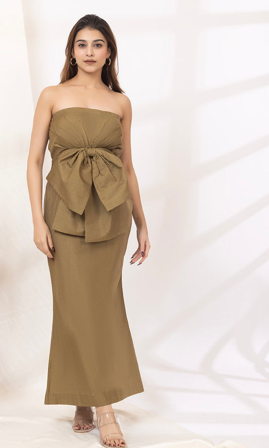 Strapless Bow Dress