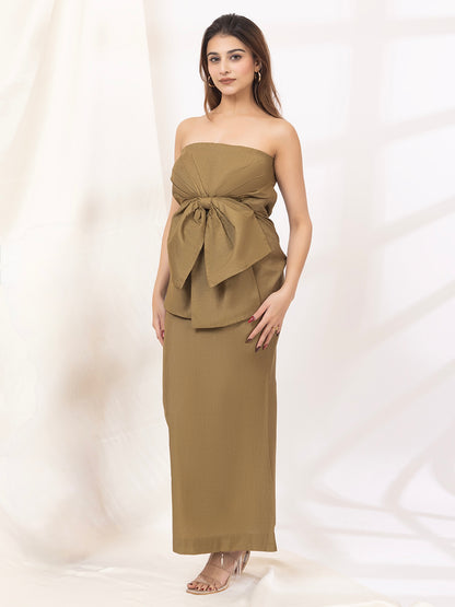 Strapless Bow Dress