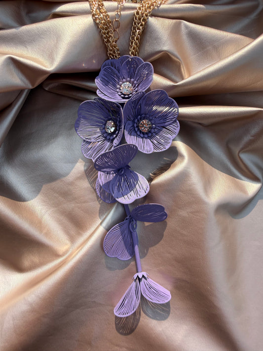 Lavender Blossom Necklace